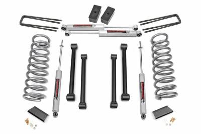 Rough Country Suspension Systems - Rough Country 3" Suspension Lift Kit, for 94-99 Ram 1500 4WD; 36130