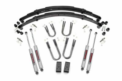 Rough Country Suspension Systems - Rough Country 3" Suspension Lift Kit, for Jeep SJ 4WD models; 64030
