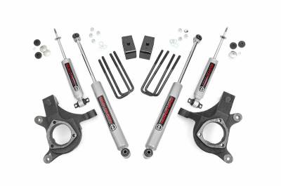 Rough Country Suspension Systems - Rough Country 3" Suspension Lift Kit, 99-06 Silverado/Sierra 1500 RWD; 232N2