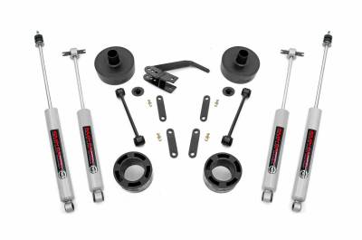 Rough Country Suspension Systems - Rough Country 2.5" Suspension Lift Kit, for 07-18 Wrangler JK 4WD; 65730