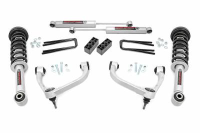 Rough Country Suspension Systems - Rough Country 3" Suspension Lift Kit, 09-13 Ford F-150 4WD; 54431