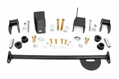 Rough Country Suspension Systems - Rough Country Front Spring Shackle Reversal Kit, for 76-86 Jeep CJ; 5059