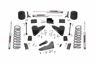 Rough Country Suspension Systems - Rough Country 5" Suspension Lift Kit, for 14-18 Ram 2500 4WD Diesel; 36520