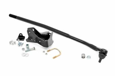 Rough Country Suspension Systems - Rough Country High Steer Drag Link w/ Track Bar Bracket, for Wrangler JK; 10601