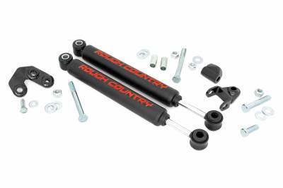 Rough Country Suspension Systems - Rough Country N3 Dual Steering Stabilizer 2.5"-3.5" Lift, for Jeep XJ/TJ; 87308