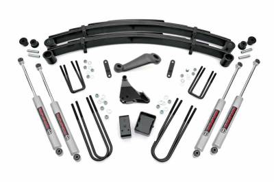Rough Country Suspension Systems - Rough Country 6" Suspension Lift Kit, 99-04 Super Duty V10/Dsl 4WD; 49630