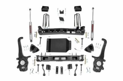 Rough Country Suspension Systems - Rough Country 4" Suspension Lift Kit, for 04-15 Nissan Titan; 874.20