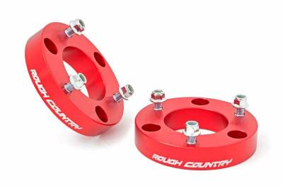 Rough Country Suspension Systems - Rough Country 2" Suspension Leveling Kit, for 04-24 Nissan Titan; 863RED