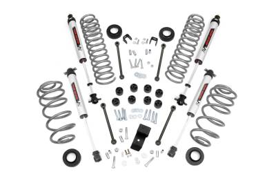 Rough Country Suspension Systems - Rough Country 3.25" Suspension Lift Kit, for 97-02 Wrangler TJ 4.0L 4WD; 64270