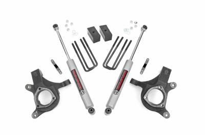 Rough Country Suspension Systems - Rough Country 3" Suspension Lift Kit, 07-13 Silverado/Sierra 1500 RWD; 10730