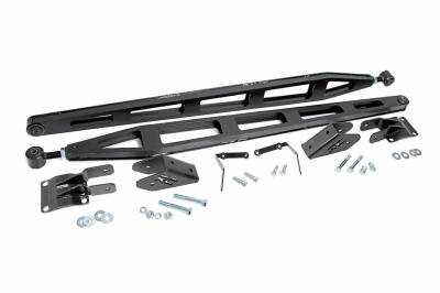 Rough Country Suspension Systems - Rough Country Rear Traction Bar Kit 0-7.5" Lift, Silverado/Sierra HD 4WD; 11001