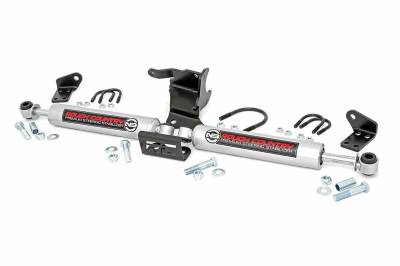 Rough Country Suspension Systems - Rough Country N3 Dual Steering Stabilizer 2.5"-8" Lift, for Jeep JL/JT; 87304