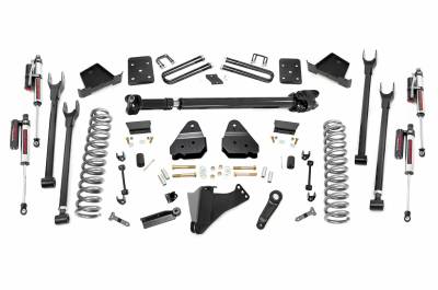 Rough Country Suspension Systems - Rough Country 6" 4-Link Lift Kit, 17-22 F250/F350 Super Duty Dsl 4WD; 52651