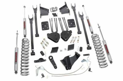 Rough Country Suspension Systems - Rough Country 6" 4-Link Lift Kit, 11-14 F-250 Super Duty Dsl 4WD; 532.20
