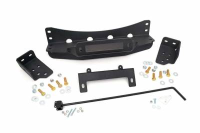 Rough Country Suspension Systems - Rough Country Front Hidden Winch Mount Kit, 07-13 Silverado/Sierra 1500; 1080