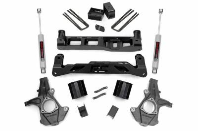 Rough Country Suspension Systems - Rough Country 5" Suspension Lift Kit, 07-13 Silverado/Sierra 1500 RWD; 26130