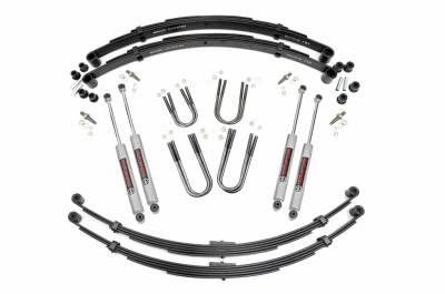 Rough Country Suspension Systems - Rough Country 3" Suspension Lift Kit, for Jeep SJ 4WD models; 64530