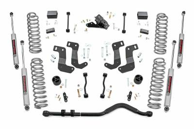 Rough Country Suspension Systems - Rough Country 3.5" Suspension Lift Kit, for 20-23 Wrangler JL 4dr Diesel; 78130