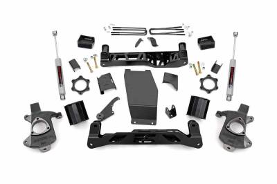 Rough Country Suspension Systems - Rough Country 5" Suspension Lift Kit, 14-18 Silverado/Sierra 1500 4WD; 22330