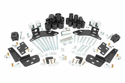 Rough Country Suspension Systems - Rough Country 3" Body Lift Kit, 95-99 GM 1500 Trucks; RC704
