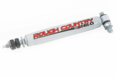 Rough Country Suspension Systems - Rough Country N3 Single Steering Stabilizer 0-4" Lift Silverado/Sierra HD; 87445