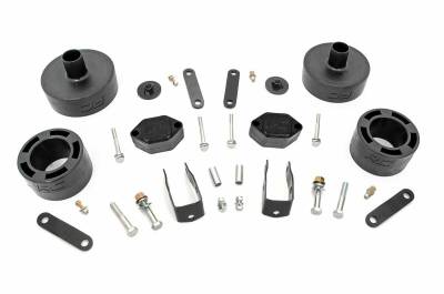 Rough Country Suspension Systems - Rough Country 2.5" Suspension Lift Kit, for 07-18 Wrangler JK 4WD; 656