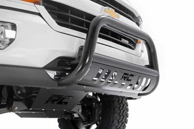 Rough Country Suspension Systems - Rough Country Front Bumper Bull Bar-Black, 19-22 GM 1500 Truck; B-C2073