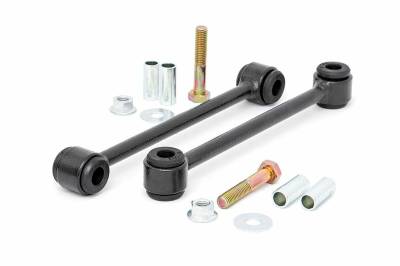 Rough Country Suspension Systems - Rough Country Front Sway Bar Links fits 4" Lift, for Wrangler YJ; 7593