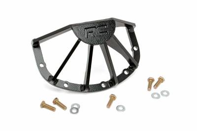 Rough Country Suspension Systems - Rough Country Dana 30 Front Differential Guard-Black, for Jeep XJ/TJ/JK; 1035