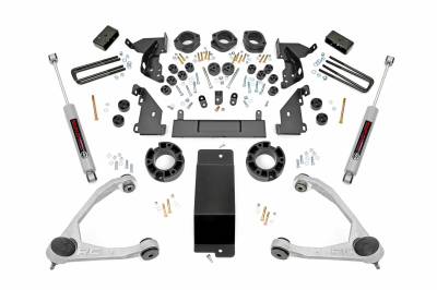 Rough Country Suspension Systems - Rough Country 4.75" Suspension Lift Kit, 14-15 Silverado/Sierra 1500 4WD; 292.20