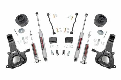 Rough Country Suspension Systems - Rough Country 4" Suspension Lift Kit, for 09-18 Ram 1500/CLASSIC RWD; 30730