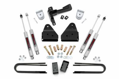 Rough Country Suspension Systems - Rough Country 3" Suspension Lift Kit, 05-07 F250/F350 Super Duty 4WD; 509.20
