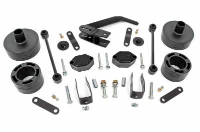Rough Country Suspension Systems - Rough Country 2.5" Suspension Lift Kit, for 07-18 Wrangler JK 4WD; 635