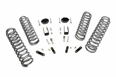 Rough Country Suspension Systems - Rough Country 2.5" Suspension Lift Kit, for 07-18 Wrangler JK 2dr 4WD; 624