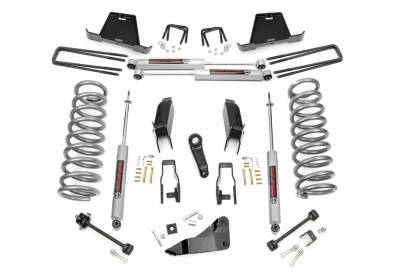 Rough Country Suspension Systems - Rough Country 5" Suspension Lift Kit, for 08 Ram 2500 MegaCab 4WD Diesel; 394.23