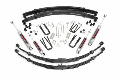 Rough Country Suspension Systems - Rough Country 3" Suspension Lift Kit, for 84-85 Toyota Pickup 4WD; 71530