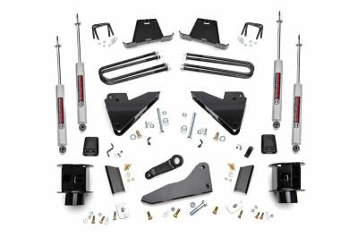 Rough Country Suspension Systems - Rough Country 5" Suspension Lift Kit, for 13-15 Ram 3500 SRW 4WD; 35620
