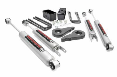 Rough Country Suspension Systems - Rough Country 1.5"-2" Suspension Lift Kit 99-06 Silverado/Sierra 1500 4WD; 28330