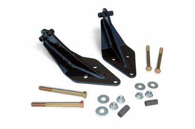 Rough Country Suspension Systems - Rough Country Dual Front Shock Bracket Kit, 99-04 Super Duty; 1402