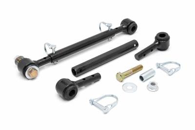 Rough Country Suspension Systems - Rough Country Front Disconnect Sway Bar Links 4"-6" Lift, for Jeep CJ/YJ; 1186