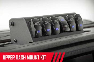 Rough Country Suspension Systems - Rough Country MLC-6 Multiple Light Controller-Upper Dash, for Jeep JL/JT; 70963