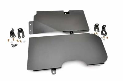 Rough Country Suspension Systems - Rough Country Gas Tank Skid Plate-Black, for Wrangler JK 4dr; 795