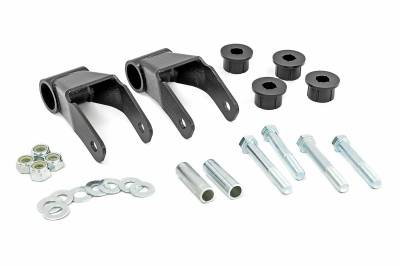 Rough Country Suspension Systems - Rough Country Rear Boomerang Spring Shackles 3/4" Lift, for Cherokee XJ; 1104