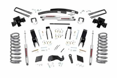 Rough Country Suspension Systems - Rough Country 5" Suspension Lift Kit, for 94-99 Ram 2500 4WD; 382.23