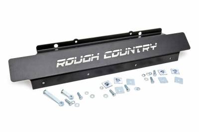 Rough Country Suspension Systems - Rough Country Front Crossmember Skid Plate-Black, for Wrangler JK; 778