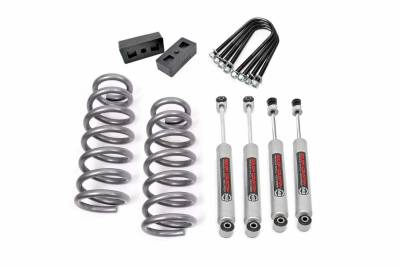 Rough Country Suspension Systems - Rough Country 3" Suspension Lift Kit, for 02-05 Ram 1500 RWD; 36630