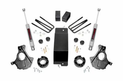 Rough Country Suspension Systems - Rough Country 3.5" Suspension Lift Kit, 07-13 Silverado/Sierra 1500 4WD; 11930