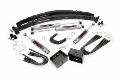 Rough Country Suspension Systems - Rough Country 4" Suspension Lift Kit, 77-91 GM 1500 Truck/SUV 4WD; 145.20