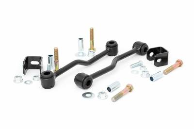 Rough Country Suspension Systems - Rough Country Front Sway Bar Links fits 4"-5" Lift, for Jeep XJ/TJ; 1028