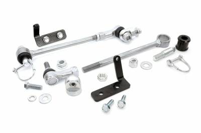 Rough Country Suspension Systems - Rough Country Front Disconnect Sway Bar Links 3.5"-6.5" Lift, for Jeep XJ; 1128